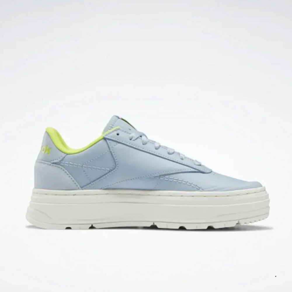 Reebok Women's Gable Grey Club C Double Geo Shoes H69144 - Picture 2 of 3